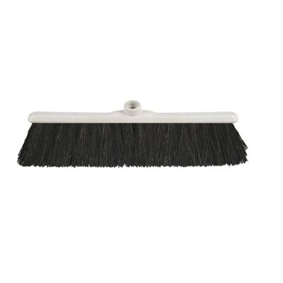 100020: Straatbezem Bassine met steelbevestiging - 40 cm