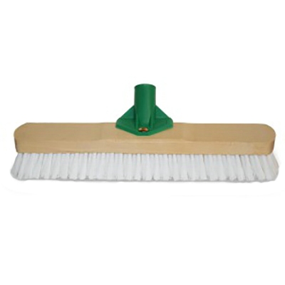 105051: Schrobborstel polyamide met steelhouder - 32 cm