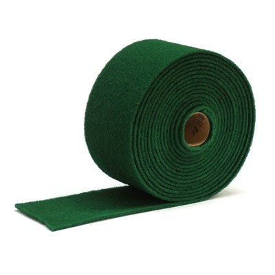 130499: Schuurlapjes op rol - 10 m x 17 cm - GROEN