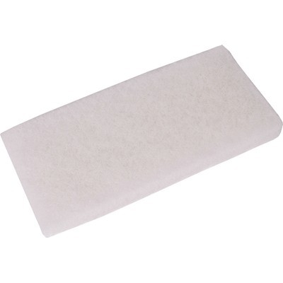 131503: Doodle bug schuurpad - 25 x 10 x 2,5 cm - WIT