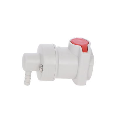 283437R: Koppelstuk Bag-in-Box - 6 mm aansluting - ROOD