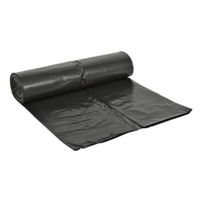 400156: LD afvalzakken - 131 x 135 cm - T30 - 330 l - ZWART - 100 stuks per doos (4 rollen van 25 stuks)