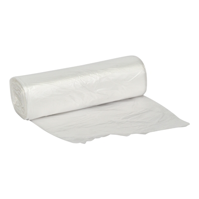 650351: HD zak - 63 x 60 cm - T12 - 35 l - TRANSPARANT - rol 50 stuks