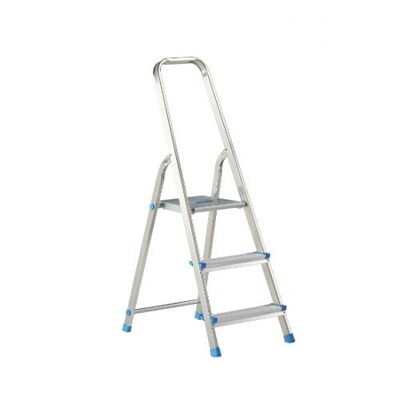 666303: Huishoudtrap Excelsior 2 + 1 treden - 61 cm - 3,6 kg