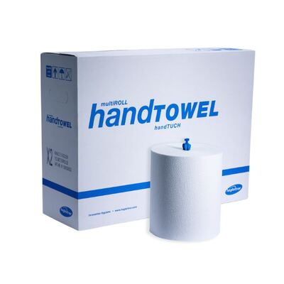 750170: Lago handdoekrol - recycled tissue - 2 laags - 160 m - WIT - 5 rollen