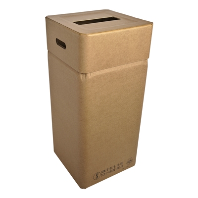 750447: Bomabin Select Cardboard - 110 l - deksel rechthoekige inworpopening