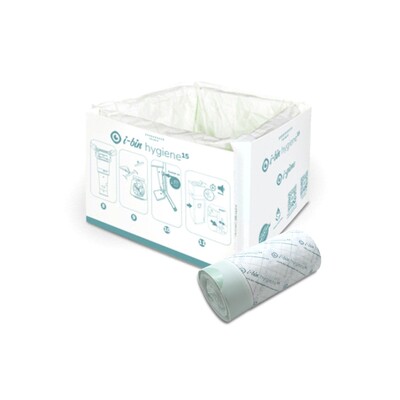 776997: i-bin navulset - 4 x navulcassette i-bin & 4 x rolletje afvalzakken met trekbandsluiting