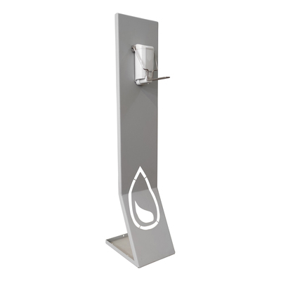 777934: Hand Hygiëne Station Tosca 2 - zuil + navulbare dispenser met elleboogbediening - 1000 ml