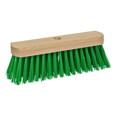 Straatbezem pvc - 28 cm - GROEN