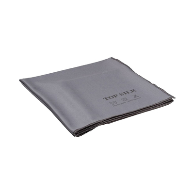 Glass cloth microfibre top silk silver - 50 x 70 cm - 1 piece