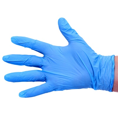 Wegw.hands. nitril BL 100st L