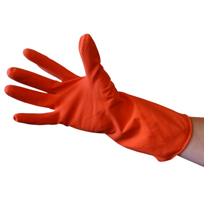 Household gloves - RED - SMALL