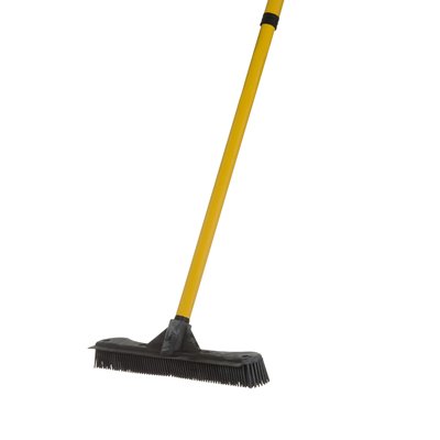 Balai caoutchouc avec manche télescopique (brosse coiffeur)