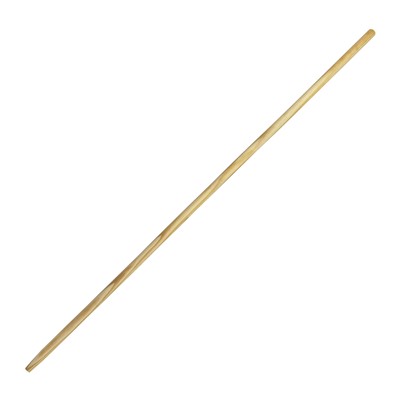 Dikke borstelsteel in hout - 150 cm