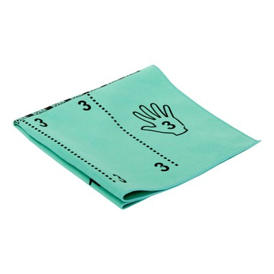 Microvezeldoek Greenspeed Topswipe met vouw-techniek bedrukking - 40 x 40 cm - GROEN