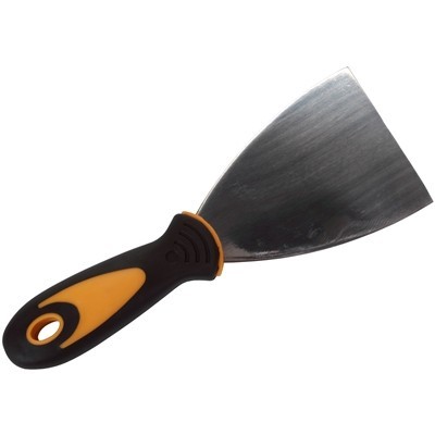 Spatel RVS - handvat - 8 cm - ZWART