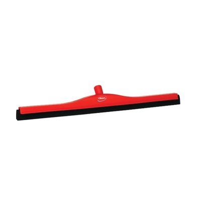 Vikan raclette de sol - 700 mm - caoutchouc noir - ROUGE