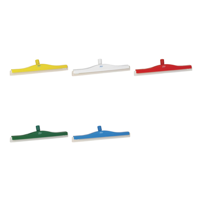 Vikan raclette de sol pivotant 500mm 7763 caoutchouc blanc