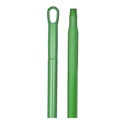 Ergonomische monobloksteel met schroefdraad - 150 cm - GROEN