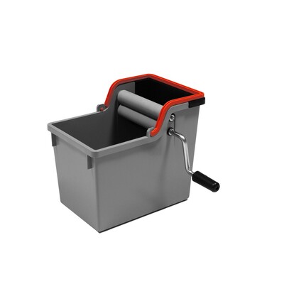 Numatic Roller Bucket Gray With Red Handle 10l