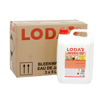 Javel 18° 3x5L