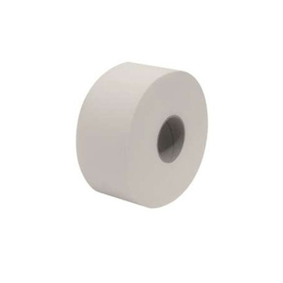 Midi Toiletpapier - Centerfeed - zuiver tissue - 2 laags - 200 m - WIT - 12 rollen
