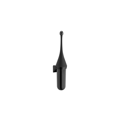 Toiletbrush in wallbracket black