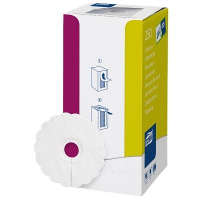 Tork Coaster White + Notch