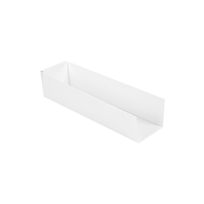 Open White Snack Tray Cardboard 182x47x40mm 1200pcs