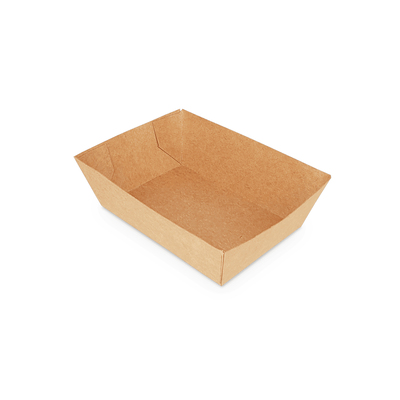 Menu Tray A7 brown kraft 86x65x30mm 500pcs