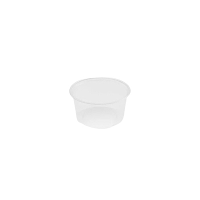 Barquette ronde rpp 80ml trans