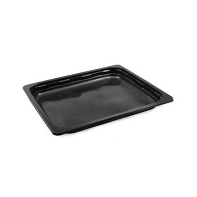 Gastro tray H40mm puree PP-Seal2 black 80pcs