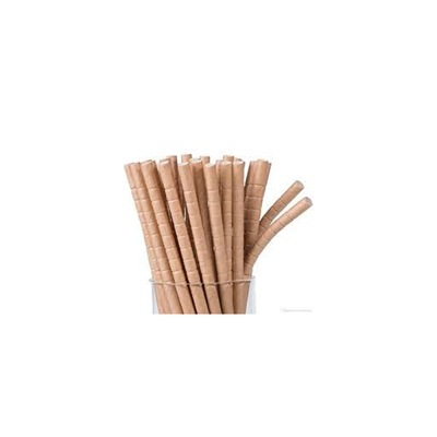 Drinkrietjes papier 200s BRUIN