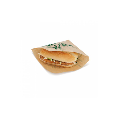 Hamburgerzakje kraft - 16 x 16,5 cm - 500 stuks