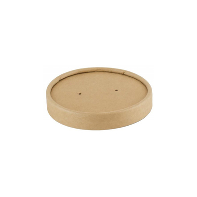 Couvercle kraft pour cont. potage/sauce 960ml 500pcs