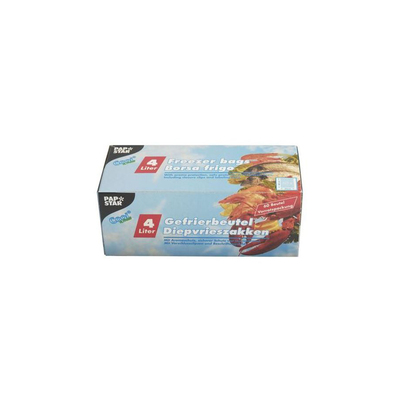 Sacs congélation 4l 25x40cm 35my sur rouleau 60pcs