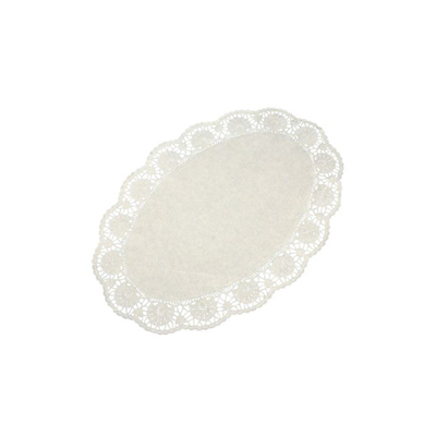 Oval Lace White