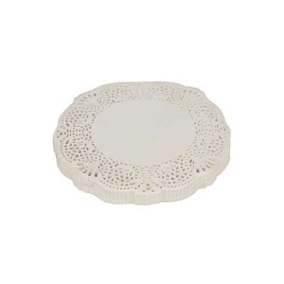 Kantje Rond Wit 19cm 8x250st