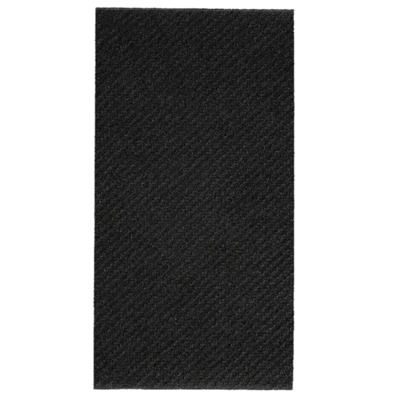 Airlaid servet zwart XL 8-v 50x50cm 400st