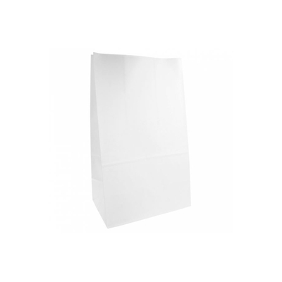 Bread Bag With Block Bottom Wh