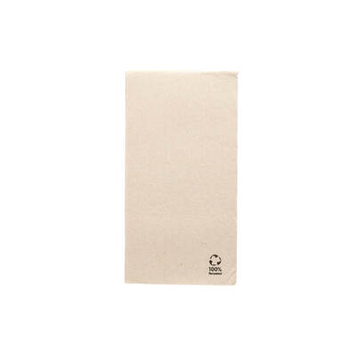 Dp Servet Eco Recycled - 40 x 40 cm - 8-vouw - 1200st - NATUREL