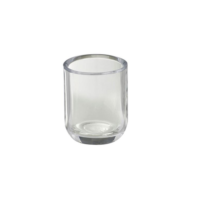 Relight Houder Rond Glas Transparant H88xø71mm 6st