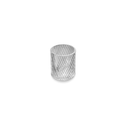 Relight Houder Twist Glas Klein Transparant H77ø59mm 6st