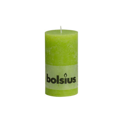 Rustic Pillar Candle 68x130mm Burn Time 60h 6pcs