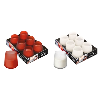 Bougies à lueur douce durée de combustion 38h 6pcs