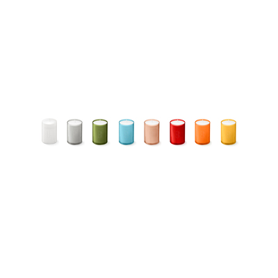 Relight Refills Colored New Burn Time 30h 80 pcs - RED