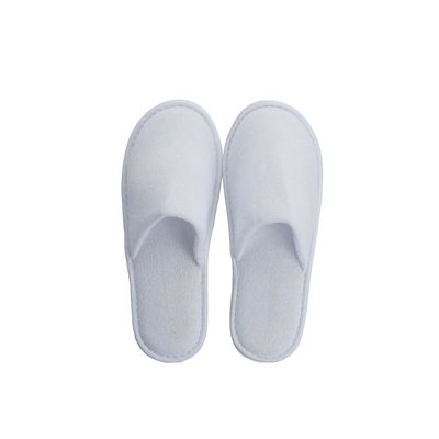 White closed-toe slippers luxe XL individually packed 100 pairs