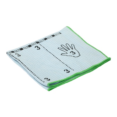 Microvezeldoek Greenspeed Original Heavy met vouw-techniek bedrukking - 40 x 40 cm - BLAUW