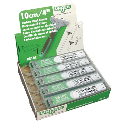 Mesjes voor schraper Unger - 10 cm - 10 stuks