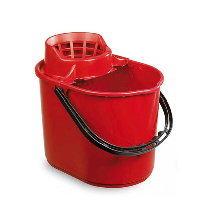 Spaanse mopemmer - 12 l - ROOD